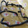 Патрубок радиатора печки Toyota 87240-35060 Land Cruiser Prado KDJ95-0020172 1KD-FTV КОМПЛЕКТ С КРАНОМ ВЕРХ + НИЗ