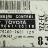 Компьютер Toyota Corolla Spacio 89661-13110 1ZZ ZZE124 4WD разъёмы компьютера в 3 ряда