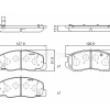 Колодки тормозные Toyota Lite Ace Noah/Town Ace Noah TCR10W/TCR20W/CXR20G/CR40G/CR50G/SR40G/SR50G 3SFE ОСТАТОК 80-90% F 04465-28340/PF-1404