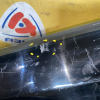 Крыло Hyundai Sonata NF/EK '2005-2010 перед, лев с повторителем (вмятины, царапины) 663103K200