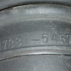 Гофра впускного коллектора Toyota 2L-TE Mark II LX100 резиновая из 2-х штук 17881-54570+17882-54470