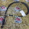 Трос переключения МКПП Toyota Camry SV40/CV40 4S-FE/3S-FE/2C/3C 2WD m/t ДЕФЕКТ ИЗОЛЯЦИИ РУБАШКИ длина 1180 мм  1 трос направляющий передачи короткий 3