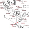 Патрубок  радиатора Mitsubishi 1370A190 Outlander CW5W 4B12 н низ