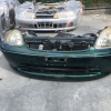 Ноускат Toyota Vitz NCP15 1NZ '1999-2001 a/t (CLAVIA) дефект крепления R фары ф.52-001