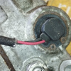 Компрессор кондиционера Toyota 1NZ-FE Corolla Fielder/Probox NCP51 '2004- ДЕФЕКТ КЛАПАНА НЕ РАБОТАЕТ Пластиковый шкив диаметр 125 мм. 447260-2031/-203