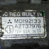 Генератор Mitsubishi 4D68 Chariot/RVR N48W/N28W 2 конт., с вакуумником 12V. 65A. MD192133 / A2T37976