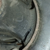 Подушка двигателя Mitsubishi 4G93 EA1A 2WD a/t GDI зад ДЕФЕКТ R MR198568 / MR244286