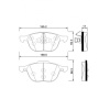 Колодки тормозные Mazda Axela BK3P/BKEP/BL5FP/BL6FJ/CPEW/CR3W ОСТАТОК 90% F B3YH-33-23ZA/PF-5507