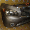 Ноускат Infiniti QX56 Z62 VK56VD '2010-2014 Дефект бампера (Сонары) Дефект крепления решетки (камера) Дефект соска радиатора ф.100-23031 xenon тум.A06
