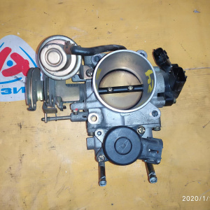 Заслонка дроссельная Nissan SR20DE Serena C24/W11 дефект датчика положения ( корпус датчика AEB208-03 ) / 161194M800