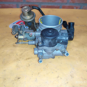 Заслонка дроссельная Nissan SR20DE Serena C24/W11 дефект датчика положения ( корпус датчика AEB208-03 ) / 161194M800