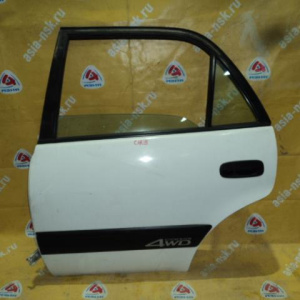 Дверь боковая Toyota Sprinter Carib AE110 зад, лев (цена за голое железо)