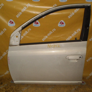 Дверь боковая TOYOTA Vitz /Platz NCP10 перед, лев 5door (цена за голое железо)