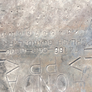 Защита двигателя Honda GA4/GA3 Capa/Logo перед, лев 74166-S50-0000