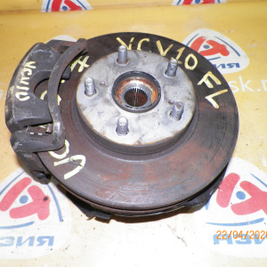Ступица Toyota VCV10 Windom перед, лев В сборе. Без ABS. Суппорт одна поршевой. 43212-33010