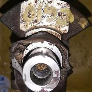 Коленвал NISSAN CG10 по диагонали 77 мм., диаметр 45/40 мм. со вкладышами