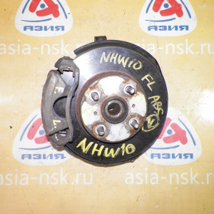 Ступица Toyota NHW10/NHW11 Prius 1NZ-FXE перед, лев ABS. В сборе. Суппорт-(54-22). 43212-47010.