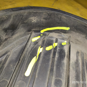 Кожух ГРМ Nissan RD28 дефект в 19956-023-1