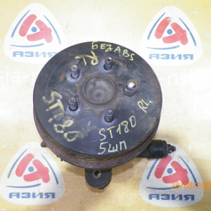 Ступица Toyota ST180/AT180 Carina ED/Corona Exiv/Celica зад, лев 2WD Без ABS.5 шпилек.Барабанные тормоза.В сборе с барабаном и колодками. 42305-20080.42410