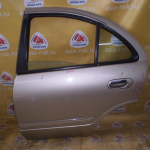Дверь боковая NISSAN Bluebird Sylphy QG10 зад, лев хром сверху (цена за голое железо)