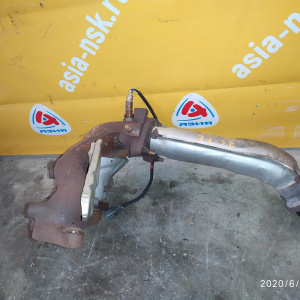 Коллектор выпускной Toyota 3S-FE Caldina ST191 + штаны без эластичной муфты ( двс катушечный ) два выхода 17141-74120 + 17410-7A400