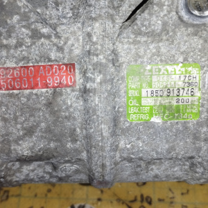 Компрессор кондиционера Nissan KA24 Presage N30/U30 92600-AD010/AD020