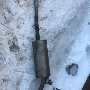 Глушитель TOYOTA Platz NCP12/NCP11 Задняя банка. R 17430-21100. 17430-21380