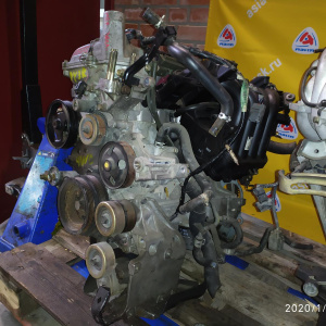 Двигатель Mazda ZY-255755 4WD без навесного, мех. заслонка Demio DY5R