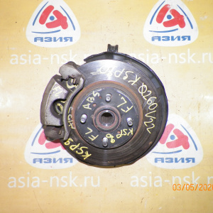 Ступица TOYOTA KSP90/NCP91/NCP95/SCP90 Vitz перед, лев 2WD/4WD ABS. В сборе. Диаметр диска-255мм.Толщина- V22. 43212-52050. 43512-52120