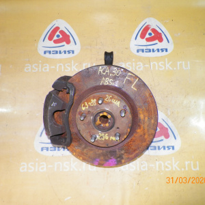 Ступица Toyota ACA30/ACA31/ACA33/ACA36/ACA38/ALA30/ALA35/ASA33/ASA38/GSA33/GSA38/ZSA30/ZSA35 RAV4 перед, лев ABS. В сборе. Суппорт 63-28. Привод на 26 шлицов