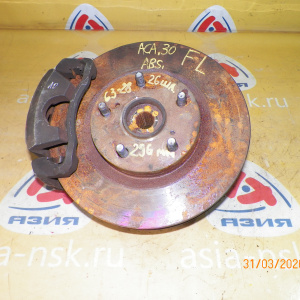 Ступица Toyota ACA30/ACA31/ACA33/ACA36/ACA38/ALA30/ALA35/ASA33/ASA38/GSA33/GSA38/ZSA30/ZSA35 RAV4 перед, лев ABS. В сборе. Суппорт 63-28. Привод на 26 шлицов