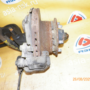 Балка ISUZU ELF NHR69C F В сборе со ступицами и рулевой тягой. 6 шпилек. Один суппорт на ступицы. Растояние от центра рессоры до центра рессоры-69см.