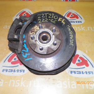 Ступица Toyota ZZT231 Celica 2ZZ-GE перед, лев 2WD ABS. В сборе. Многорычажная подвеска. super strut 43212-20260