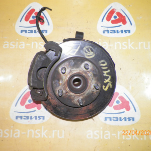 Ступица Toyota SXM10 Ipsum перед, лев 2WD ABS. В сборе. Диаметр диска-255мм.