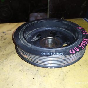 Шкив коленвала Nissan VQ20/VQ25/VQ30 Cefiro/Maxima A32/A33 дефект скол 6+4 ручейка