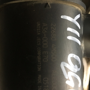 Расходомер Nissan QG13/15/18/YD22 P11/U14/Y11/FB15 4=5 конт без температурного датчика 22680-4M500/-4M501