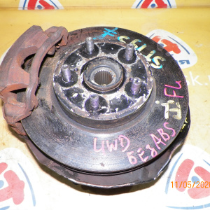 Ступица Toyota ST195/CT195/ST215 Caldina/Carina/Corona перед, лев 4WD Без ABS. В сборе. 5x100.Диаметр диска-255мм.Толщина-25мм. Суппорт-(57-25). 43212-20200.