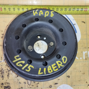 Шкив коленвала Mitsubishi 4G15 Libero CD2V '01.1992-02.2002 1+4 ручейка MD148438 + MD180554