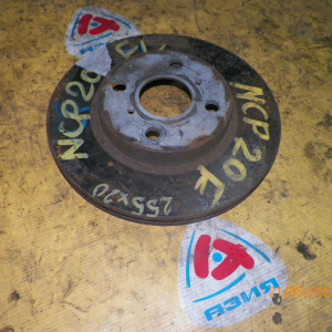 Диск тормозной Toyota NCP20/NCP60/NCP30 Funcargo/ist/bB F 255*20мм