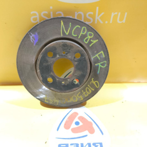 Диск тормозной Toyota NCP81/NCP85 Sienta F 255 *25 43512-52070