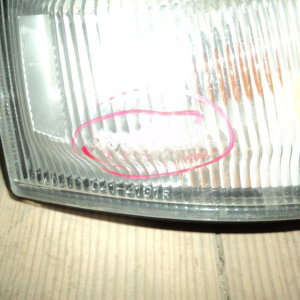 Габарит Mazda R Demio DW3W дефект стекла