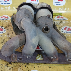 Коллектор выпускной Nissan QR20/QR25 X-Trail/Primera NT30/WTNP12 2 катализатора, 2 болта 140028H301