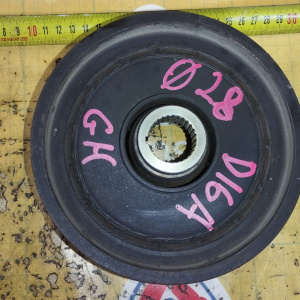 Шкив коленвала HONDA D15B/D16A/D16W1 4+4+4 ручейка диаметр 28 мм. ДЕФЕКТ СКОЛЫ 13810-P2K-J01