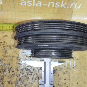 Шкив коленвала HONDA D15B/D16A/D16W1 4+4+4 ручейка диаметр 28 мм. ДЕФЕКТ СКОЛЫ 13810-P2K-J01