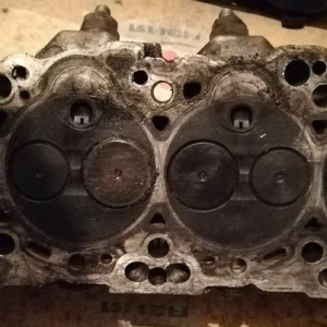Головка блока NISSAN CD20 без одного клапана направляющая под замену