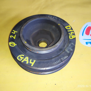 Шкив коленвала HONDA D13B GA4 4+4+3 ручейка, D24