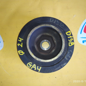 Шкив коленвала HONDA D13B GA4 4+4+3 ручейка, D24