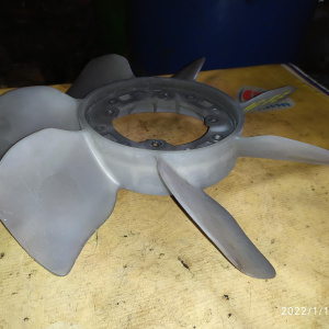 Крыльчатка Toyota 1G-FE Mark II GX90/GX100/GX110 Beams длинна 410 мм. диаметр по центрам болтов 122 мм. 16361-70040