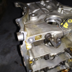 Двигатель SUZUKI K6A-3312992 Блок голый Alto HA24V