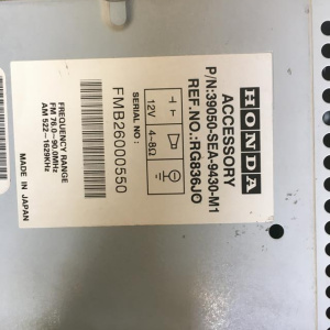 Климат-контроль Honda CL7 Accord с магнитолой 39050-SEA-9430-M1